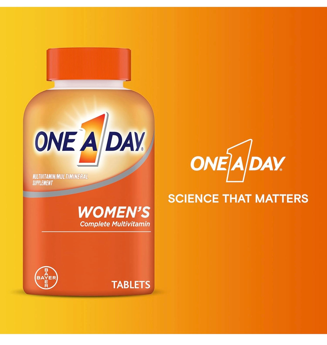 One a day Women vitamins( 200 Tabs, 6-7 month supply)