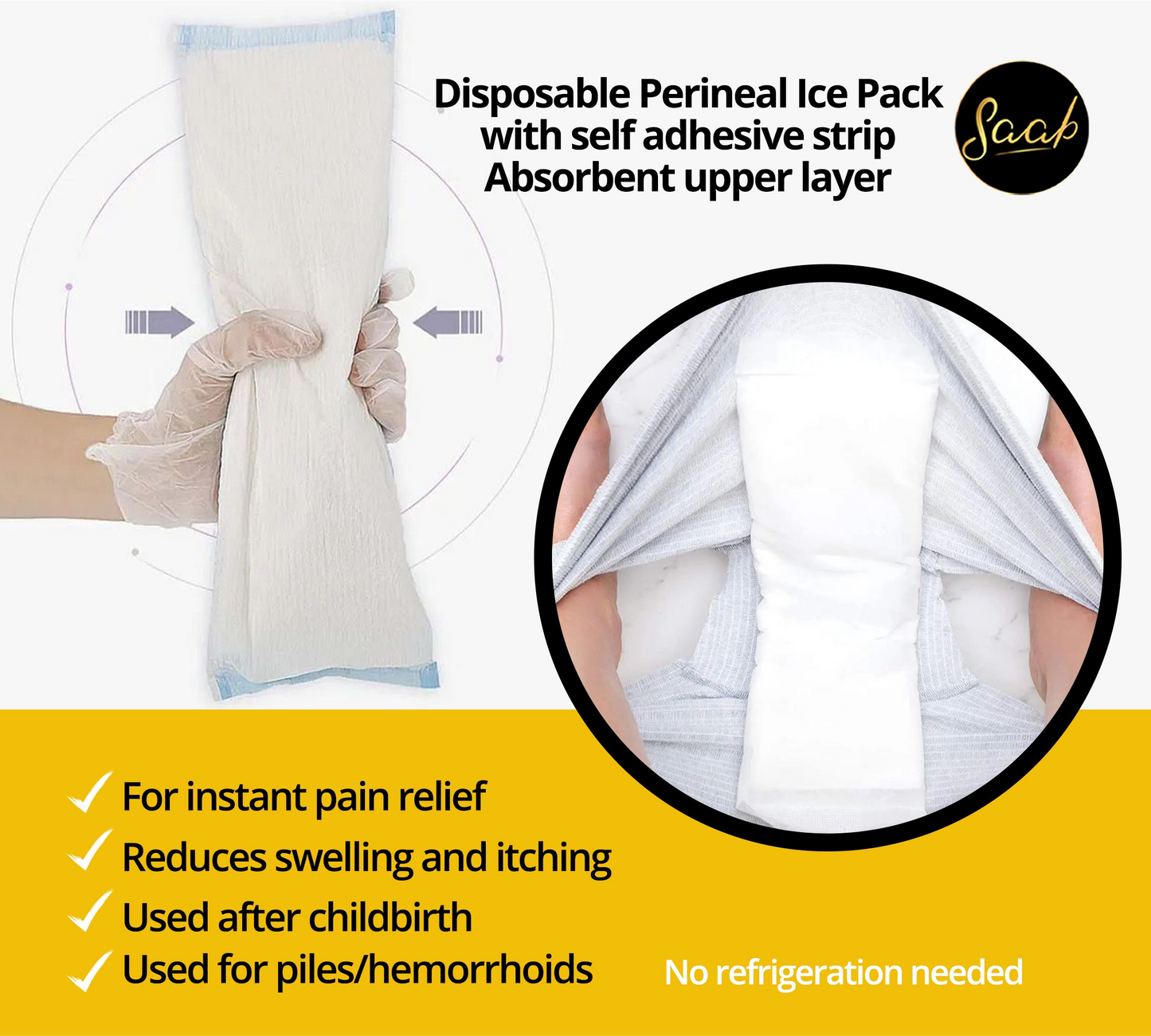 Instant Perineal Ice Pad ( Disposable )