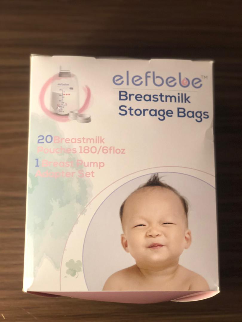 Direct Breastmilk Storage Bag + 1 adapter set (180mls)