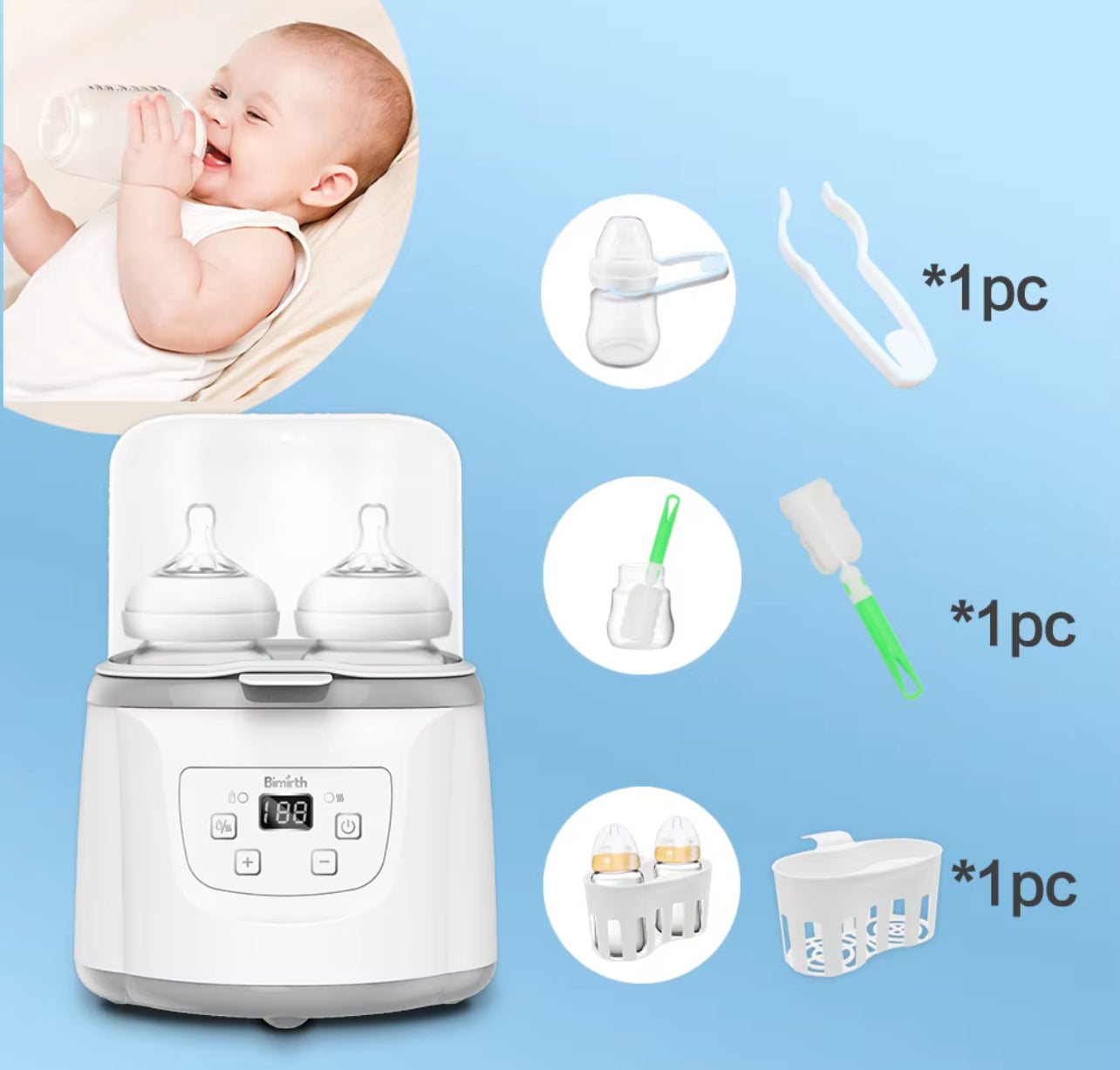 4-in-1 Milk Warmer/Sterilizer