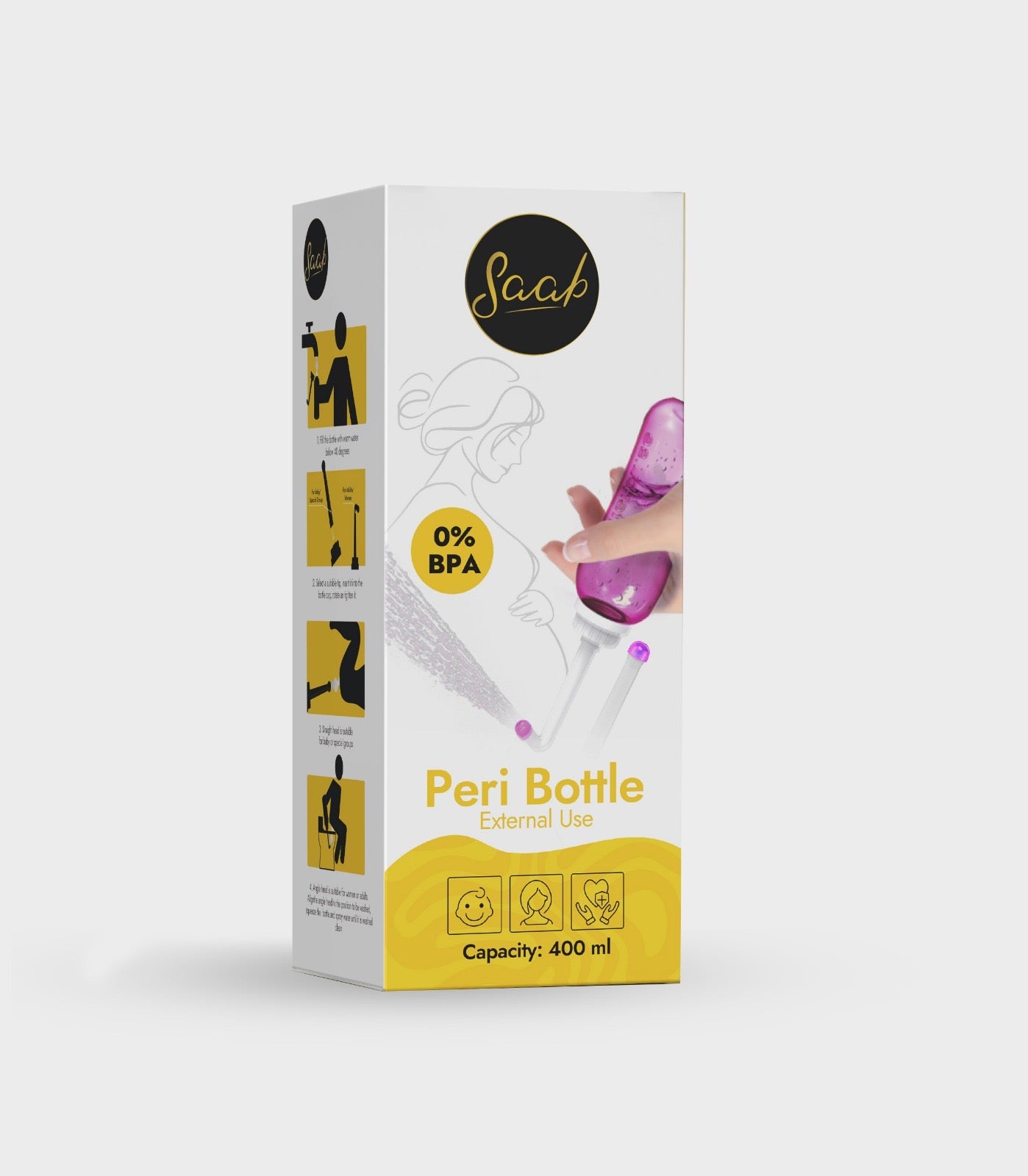 Peri/Momzi Bottle (2-nozzles)