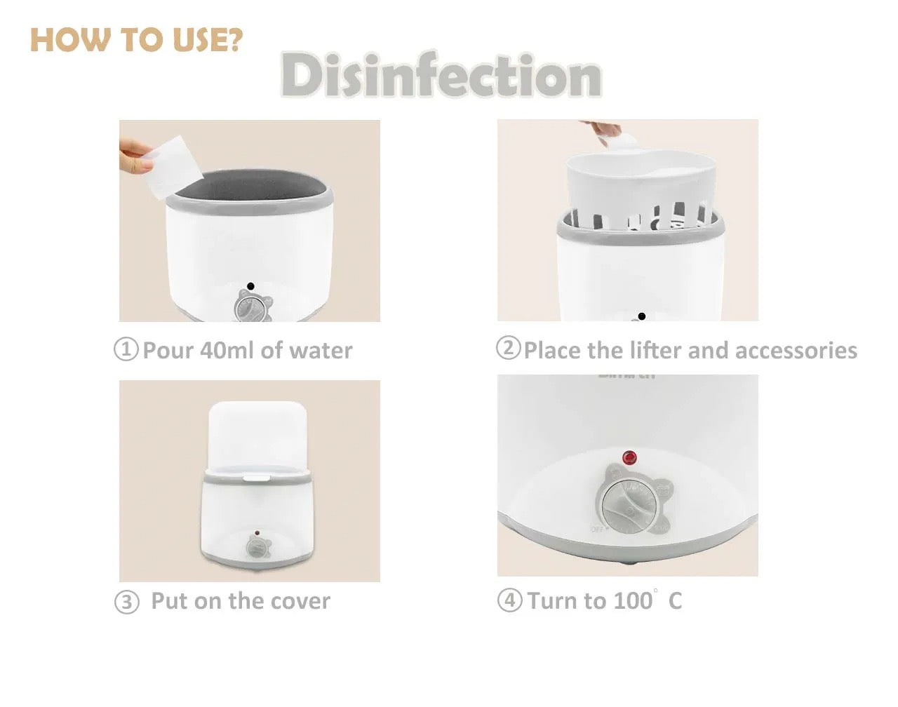 4-in-1 Milk Warmer/Sterilizer