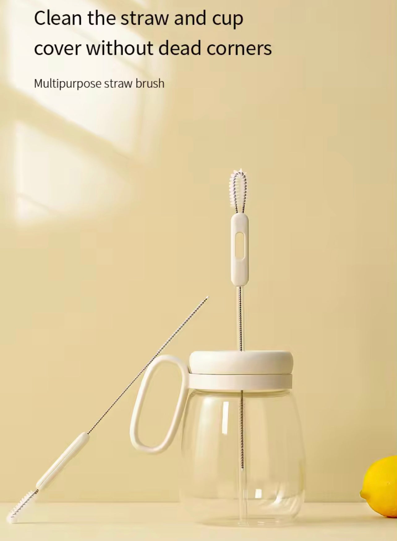 Multipurpose Cleaning Straw Brush