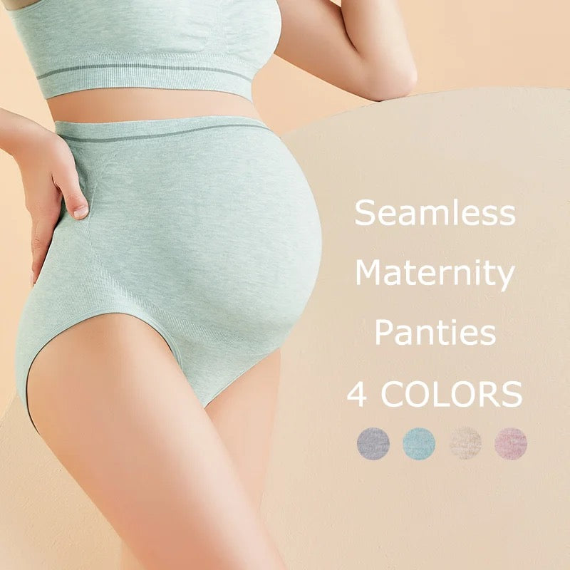 High-Waist Seamless Maternity Panty