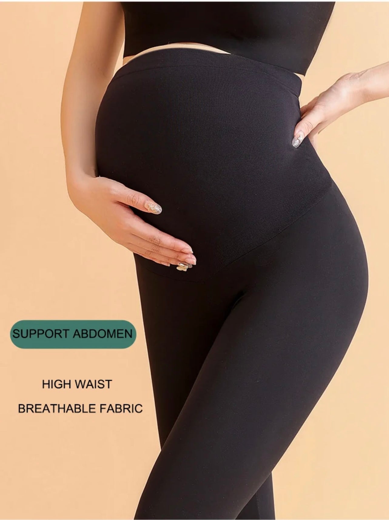 High Rise Maternity/ Postnatal  Leggings