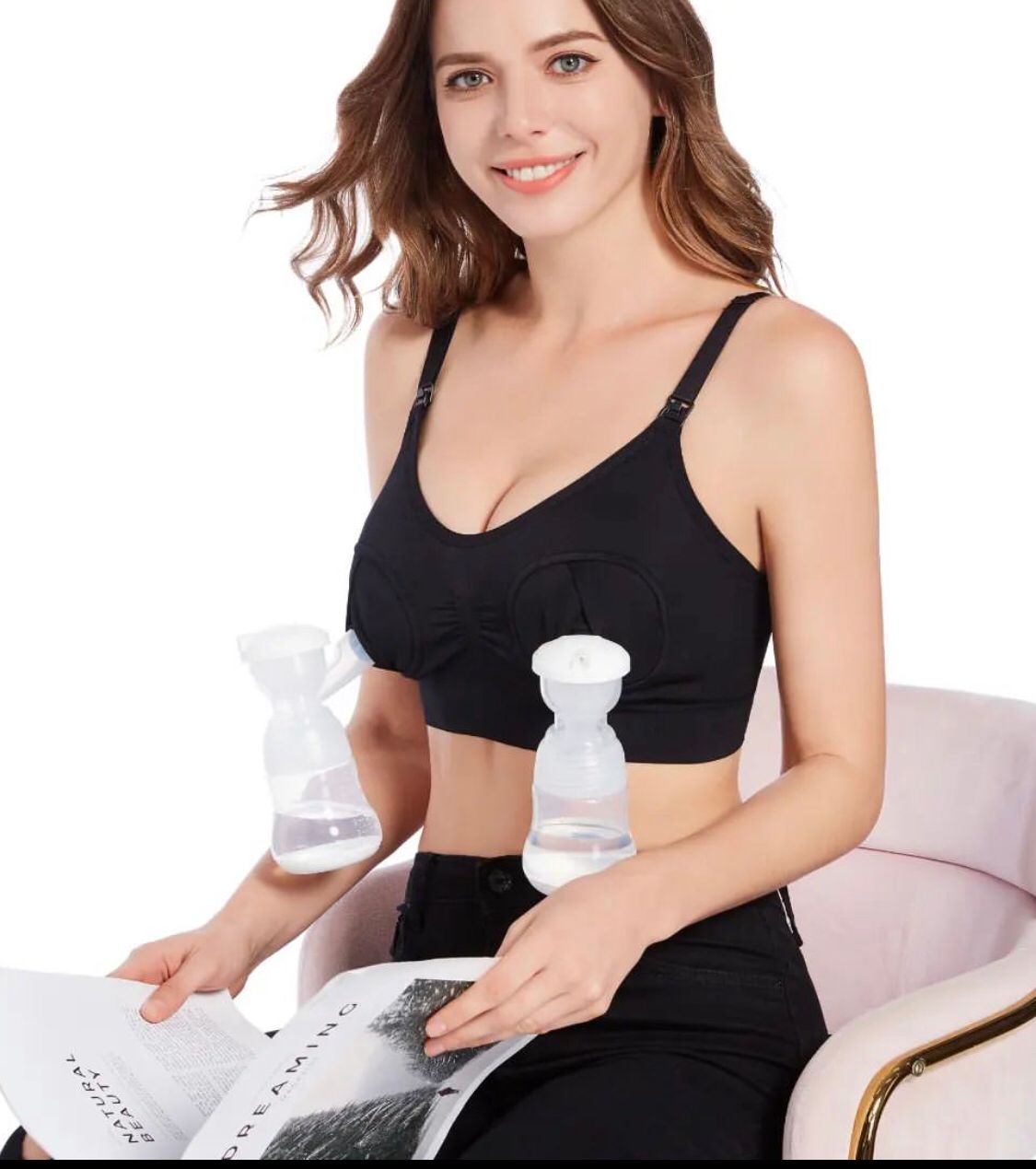 Handsfree Pumping Nursing/ Breastfeeding Brassiere (025)