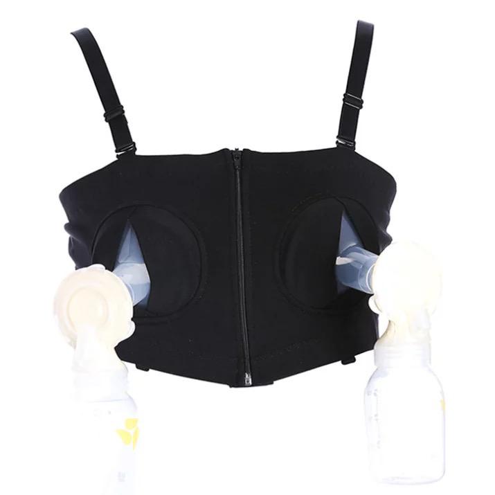 Handsfree Pumping Nursing/ Breastfeeding Brassiere ( Double Zipper) (5238)